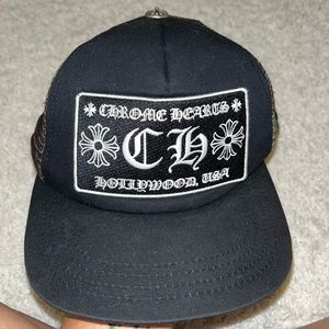 (SOLD)Authentic Chrome Hearts CH Hollywood Trucker Hat